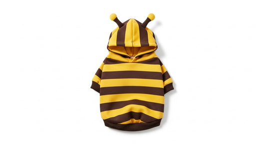 Cute Bee Pet Hoodie – Warm Winter Costume for Dogs & Cats