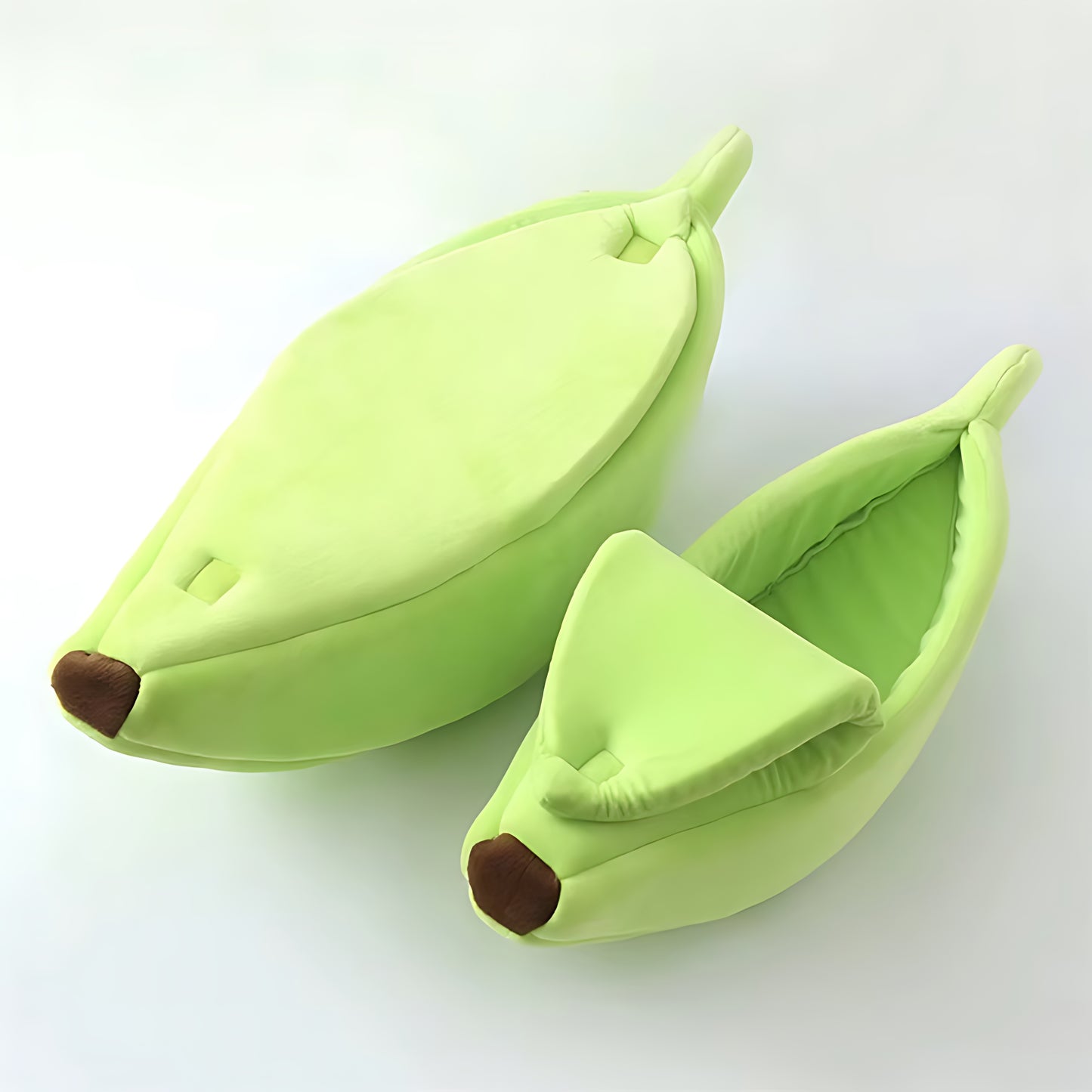 Banana Cat Bed House – Cute & Cozy Plush Pet Bed for Cats & Small Dogs