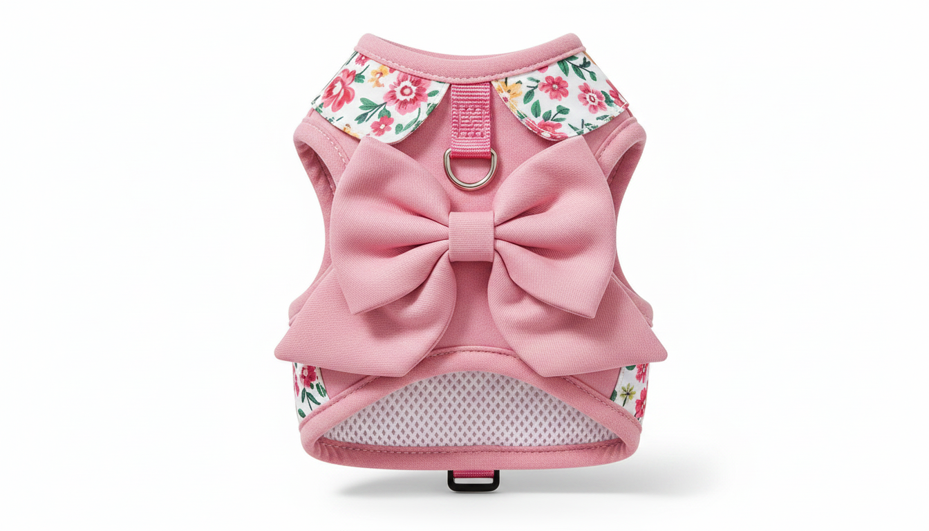 Breathable Dog Vest Harness Set with Matching Collar & Lead