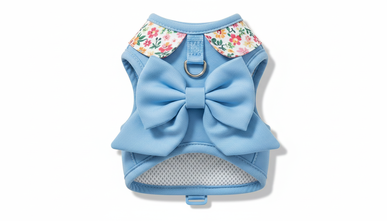 Breathable Dog Vest Harness Set with Matching Collar & Lead