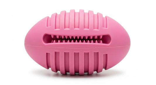 Durable Rubber Dog Treat Ball – Interactive Bouncy Chew Toy for Dogs