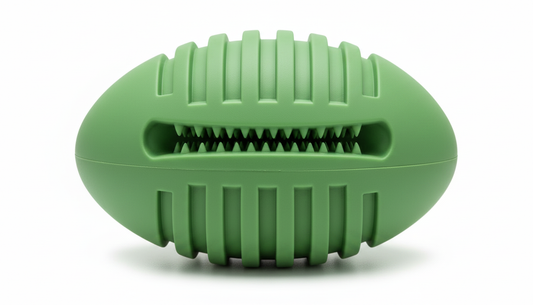 Durable Rubber Dog Treat Ball – Interactive Bouncy Chew Toy for Dogs