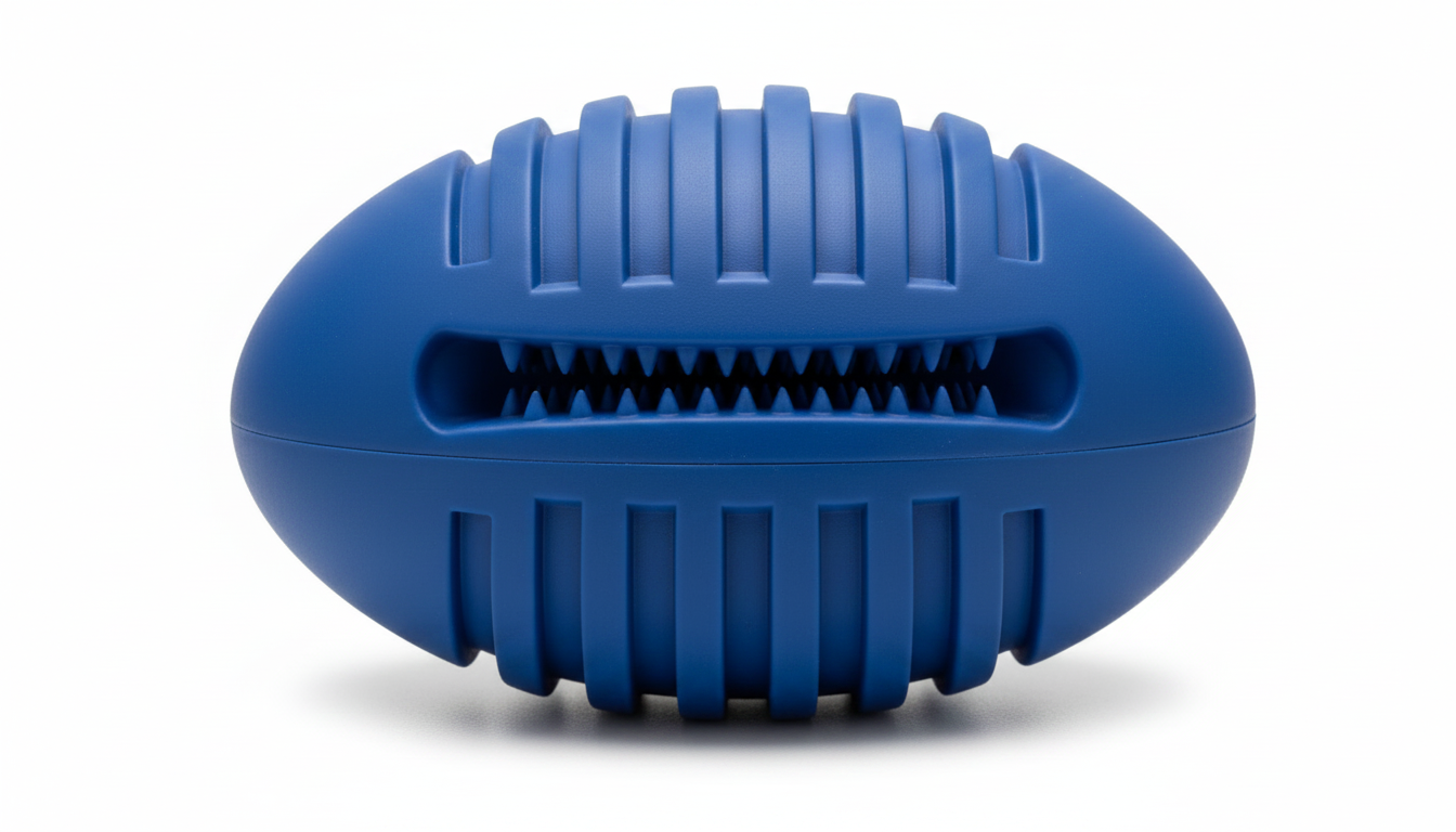 Durable Rubber Dog Treat Ball – Interactive Bouncy Chew Toy for Dogs