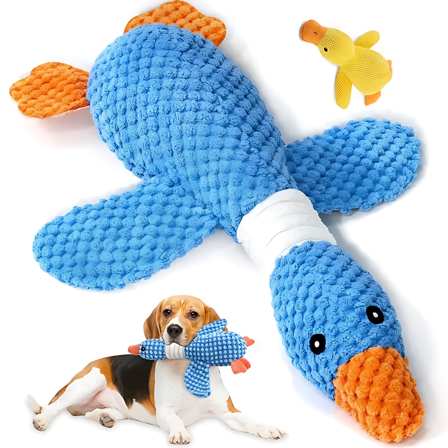 Interactive Squeaky Plush Toy for Dogs & Cats – Durable Chew Toy for Pets