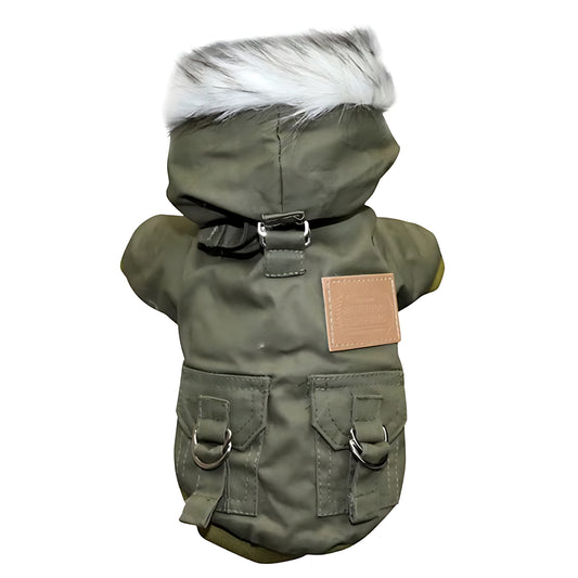 Premium Winter Dog Hoodie Coat – Thick Warm Jacket for Puppies