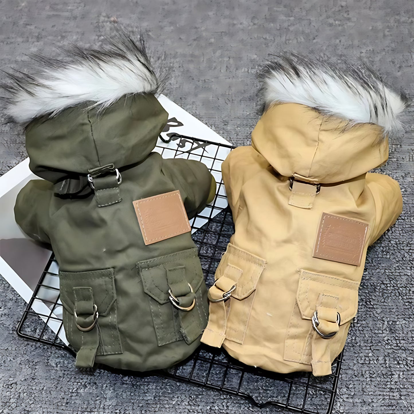 Premium Winter Dog Hoodie Coat – Thick Warm Jacket for Puppies