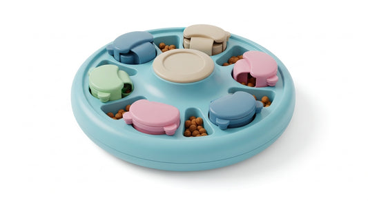 Slow Feeding Dog Puzzle Bowl – Interactive Mental Stimulation Toy