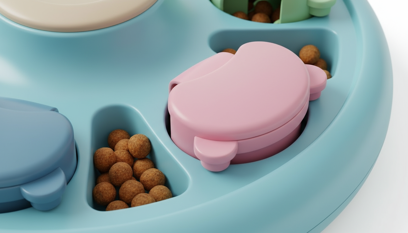 Slow Feeding Dog Puzzle Bowl – Interactive Mental Stimulation Toy