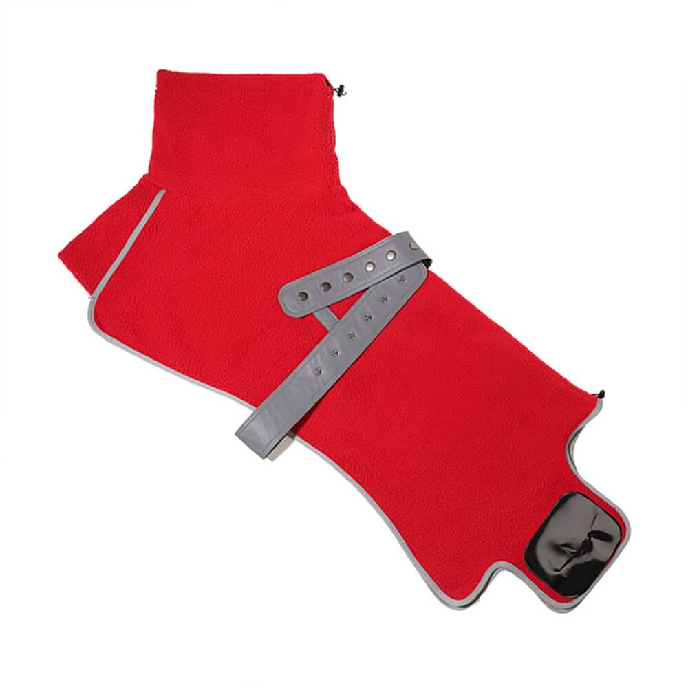 High-Neck Fleece Dog Cape - Warm and Windproof Winter Protection - Image 8