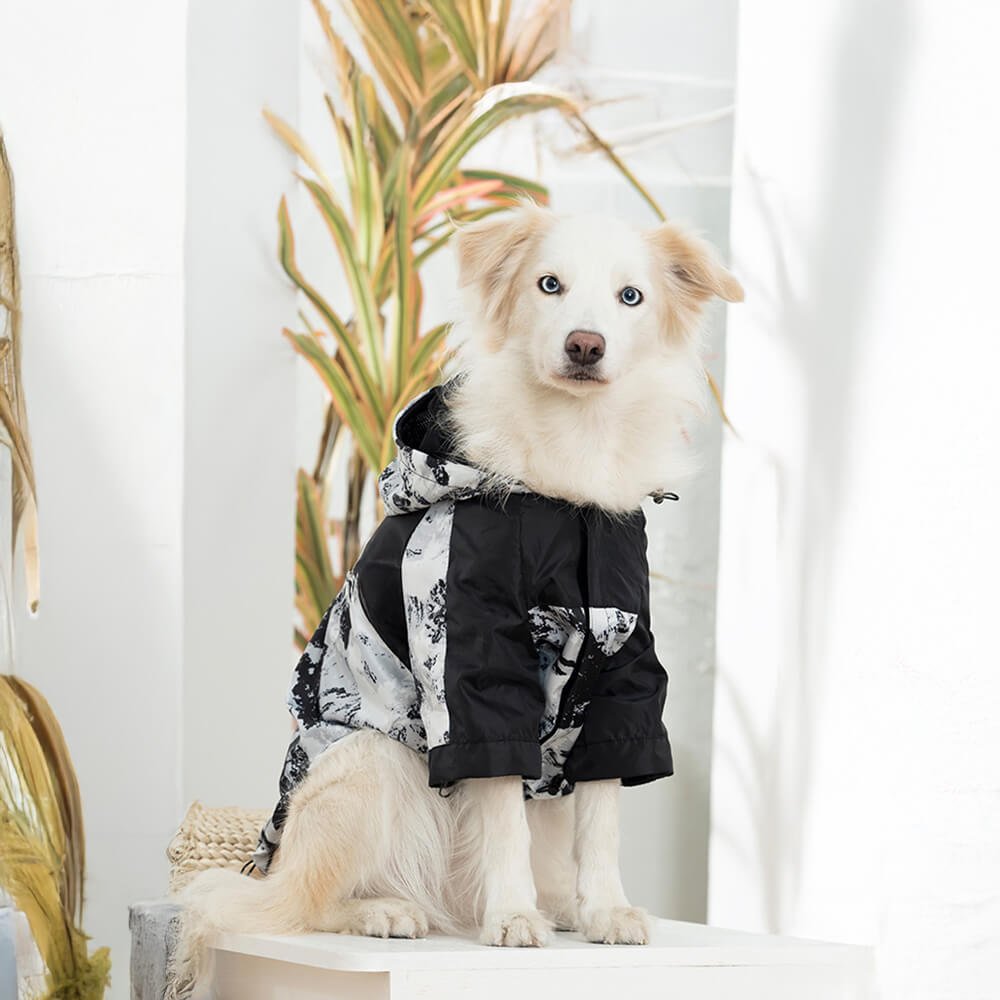 Thick Cotton Printed Dog Jacket - Stylish and warm for outdoor adventures - Image 11
