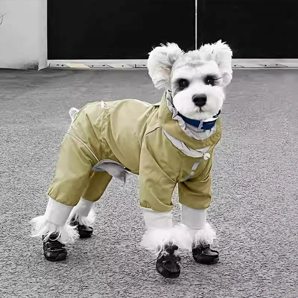 Four-Legged Waterproof Reflective Adjustable Fit Outdoor Dog Jumpsuit - Image 2